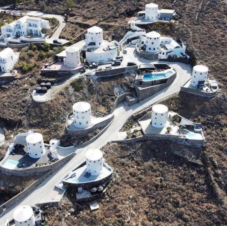 Вилла Anemos Windmill Vourvoulos Экстерьер фото